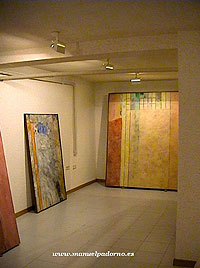 Estudio de Manuel Padorno en Madrid, 2001.