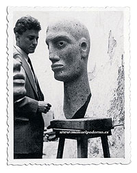 En el estudio de Pl&aacute;cido Fleitas, 1956