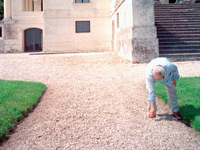 Piedra recogida en La Rotonda, Villa de Palladio en Vicenza. 1998 