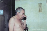 Pared-agenda telef&oacute;nica en Cairasco, Las Palmas 1988.