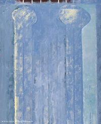 N&oacute;mada urbano. 1984. Acr&iacute;lico sobre lienzo. 100 x 81 cm.