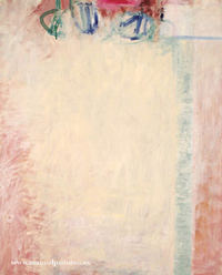 N&oacute;mada urbano (interior). 1983. &Oacute;leo sobre lienzo. 81 x 65 cm.
