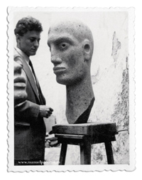 En el estudio de Plácido Fleitas, 1956