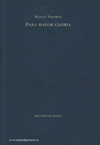 portada de Para mayor gloria