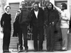 En Ambr&oacute;s, 8, Madrid, sede de Taller Ediciones JB: Josefina Betancor, Mart&iacute;n Chirino, Manuel Padorno, Jos&eacute; Antonio Ruiz Anch&iacute;a y Jos&eacute; Leyva, 1973.