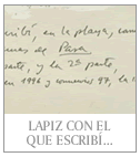 LAPIZ CON EL QUE ESCRIB&Iacute;...